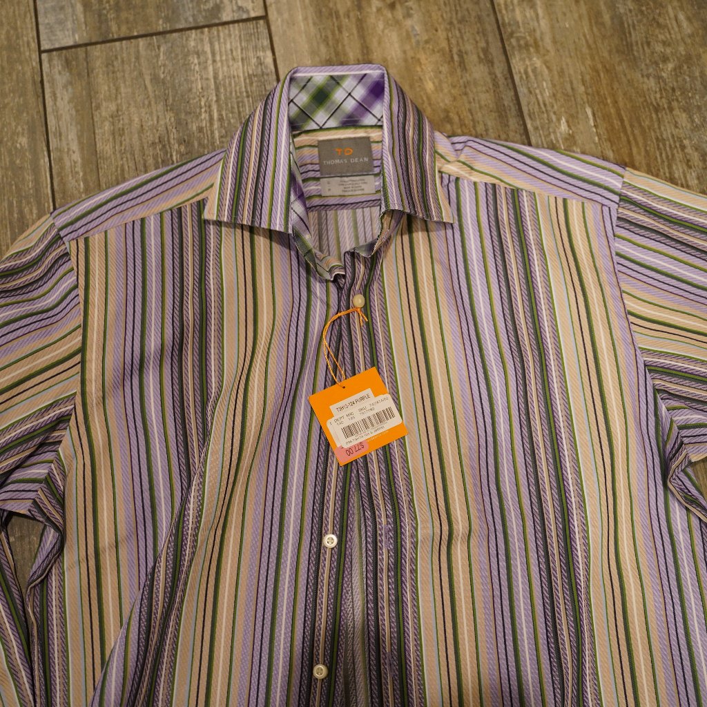 Thomas Dean Button Down  Brand New